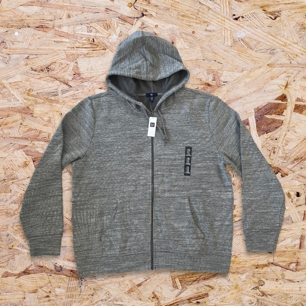 💙 NWT💙 GAP Factory Black Marble Zip Hoodie